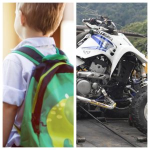 Muore bimbo di 5 anni sul quad