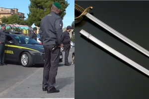 Guardia di Finanza ritrova spada
