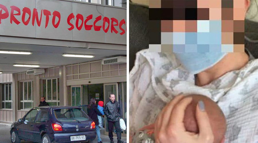 Neonata cianotica sul volo per Napoli