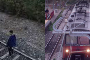 Giovane investito da treno