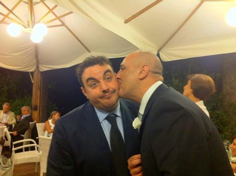 Gigi e Ross e Peppe Laurato fanno gli auguri a Massimo Borrelli