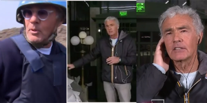 massimo giletti bombardamenti diretta