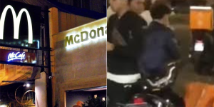 rider aggredito mc donald vomero