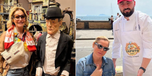 simona ventura vacanza napoli