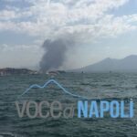 Rogo nel Napoletano, colonna di fumo spaventa i residenti