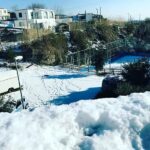 Neve e gelo sulla campania, penisola sorrentina e isole innevate