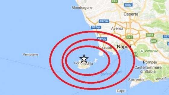 Scossa di terremoto ad Ischia, trema la terra dell'Isola Verde