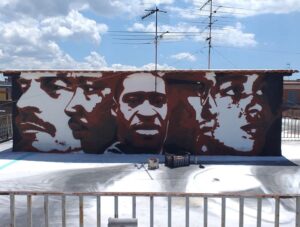 Jorit contro il razzismo: a Napoli un murales per omaggiare Geroge Floyd