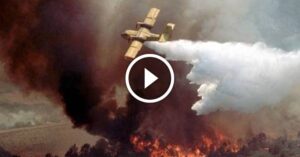 Cilento, forte incendio a San Mauro intervengono canadair