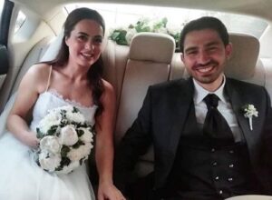 Paola Frizziero in attesa del suo primo figlio