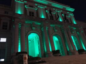 È Natale e il Cardarelli si veste di verde