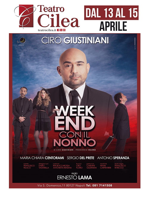 Weekend con il nonno con Ciro Giustiniani al Teatro Cilea