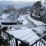 Neve e gelo sulla campania, penisola sorrentina e isole innevate
