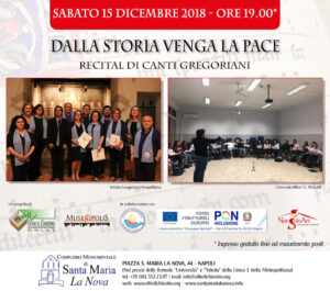 "Dalla storia venga la pace", i canti gregoriani organizzati dal liceo Mercalli: appuntamento a Santa Maria La Nova