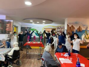 Il covid non ferma la Pasqua a Villa Flegrea:”Auguri ai familiari dei nostri pazienti”