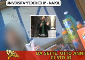 Bar abusivo e senza licenza alla Federico II, il servizio di Luca Abete