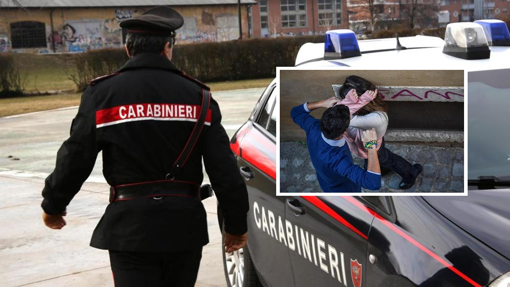 Pompei, prende a calci la compagna: arrestato dai carabinieri