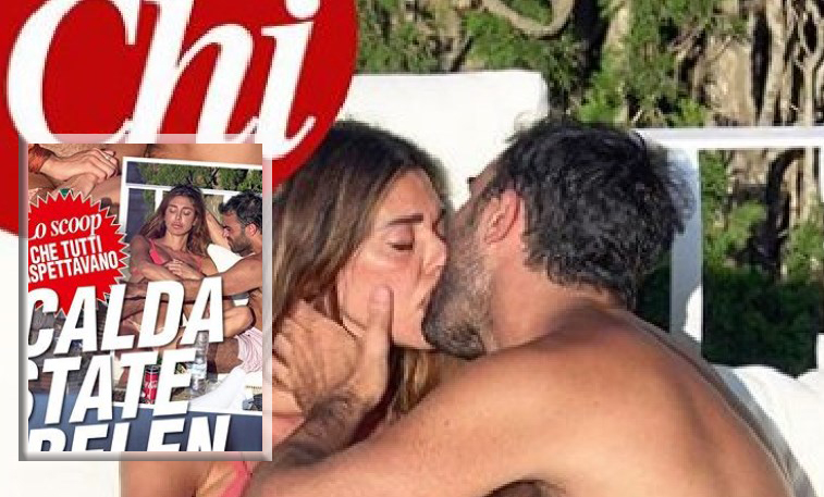 Il bacio tra Belen Rodriguez e Gianmaria Antinolfi a Capri, la prova della nuova relazione