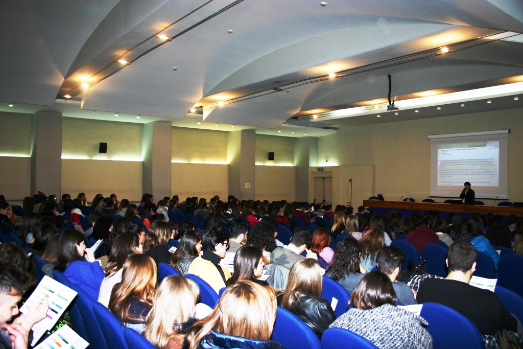 Le future matricole in aula magna