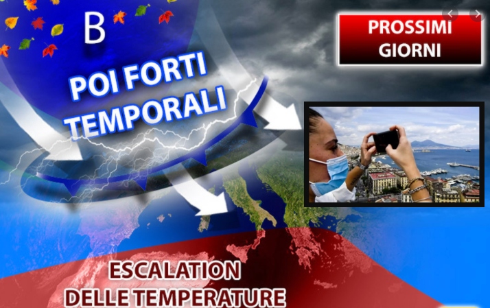 Mateo a Napoli e Campania, addio caldo: temperature autunnali in arrivo