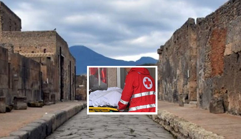Pompei, malore per un turista inglese: muore durante la visita