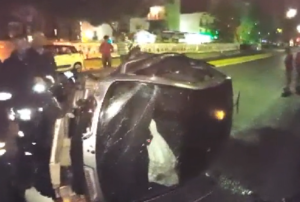 Incidente a Soccavo: distrugge una smart e fugge