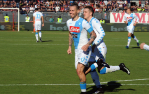 Il Napoli a Cagliari ritrova la "manita" e l'odore del secondo posto