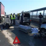 Incidente mortale tra un'auto ed una moto: morto il centauro, A3 chiusa