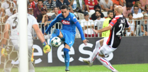 Il Napoli espugna l'Allianz Riviera e vola in Champions League