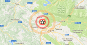 Scossa di terremoto a L'Aquila, la terra torna a tremare in centro Italia