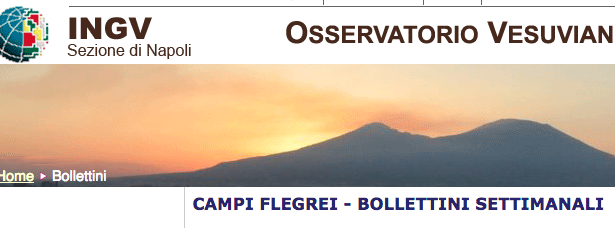 Scossa di terremoto 1.3 a Pozzuoli, registrata dall'Osservatorio Vesuviano