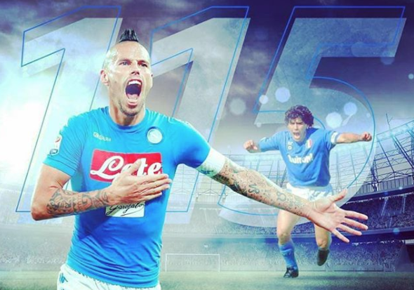 Marek Hamsik ringrazia i tifosi napoletani: "Grazie a tutti voi"