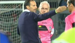 La Juve, il Var e il "furto" di Cagliari: Allegri ha parlato con Banti