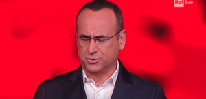 Carlo Conti prende il posto di Fabrizio Frizzi all'Eredità, commozione in TV