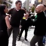 Luca Abete schiaffeggiato da un parcheggiatore abusivo