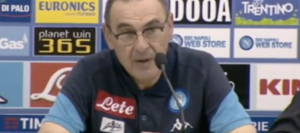 Le dichiarazioni post gare di Maurizio Sarri che ha rivolto parole bellissimi ai napoletani e a tutti i tifosi azzurri