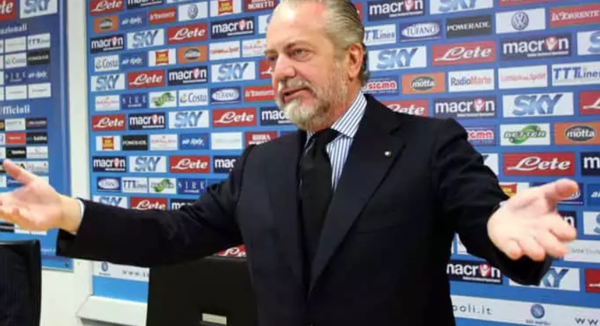 È ufficiale, Aurelio De Laurentiis è anche il presidente del Bari calcio