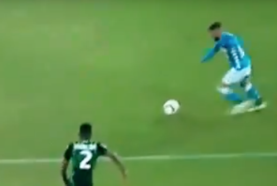 Eurogol di Insigne e il Napoli va sul 2-0