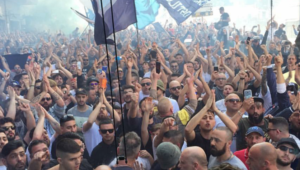 Terremoto a Catania, prima di Napoli - Inter il gesto dei tifosi azzurri