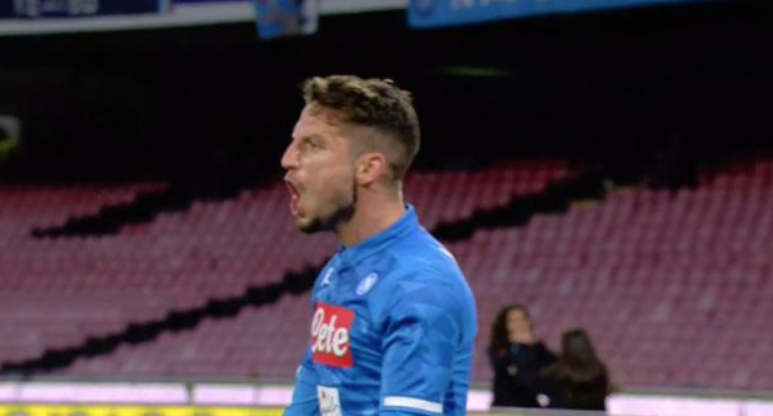 Tra Napoli e Cagliari è 1-1: all'ex Pavoletti ha risposto Mertens