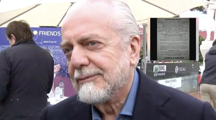 "Mente ai napoletani e non investe per vincere", l'attacco della curva A ad Adl