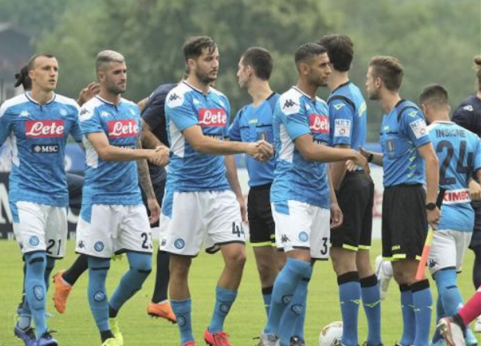 Napoli-Cremonese, a Dimaro l'ultima amichevole pre-campionato è terminata 3-3