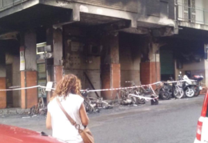incendio rione alto