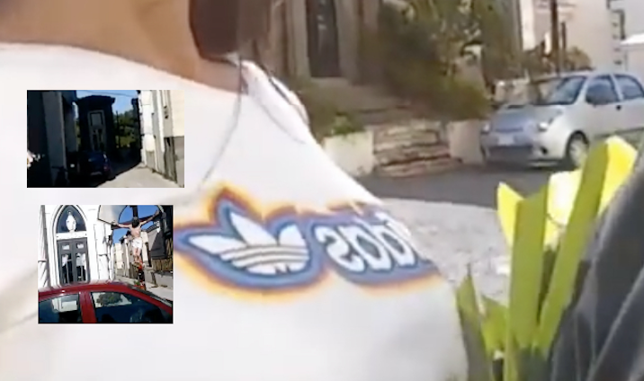 Napoli, cimitero come pista: scooter sfreccia tra le tombe