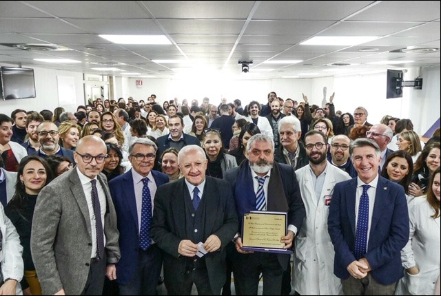 Ricercatori ex precari del Pascale festeggiano la stabilizzazione