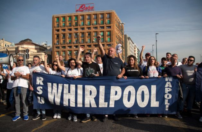 Whirlpool, stop a Napoli dal 31 marzo: "Napoli non è più sostenibile"