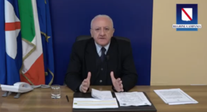 Coronavirus, De Luca: "Stop al concorso per i centri dell'impiego"