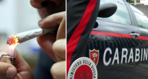 Frattamaggiore, giovane beccato in strada: "Fumo una canna", scritto sull'autocertificazione