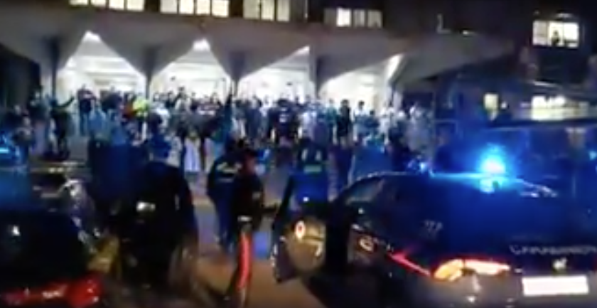 Nola, stasera nel parcheggio dell’ospedale il ringraziamento delle forze dell’ordine a tutti gli operatori sanitari