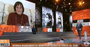 Usare una nonnina napoletana per criticare la città, la mossa di Del Debbio su Rete4